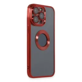 Newface Iphone 14 Pro Max Kılıf Slot Silikon - Kırmızı