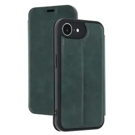 Newface Iphone 16E Kılıf Flip Cover - Koyu Yeşil