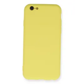 Newface Iphone 6 Kılıf Nano Içi Kadife Silikon - Sarı