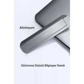 Newface Lc 344 Ayarlanabilir Laptop Telefon Tutucu - Gümüş