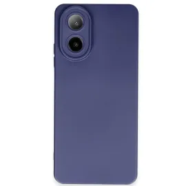 Newface Oppo A38 Kılıf Nano Içi Kadife Silikon - Lacivert