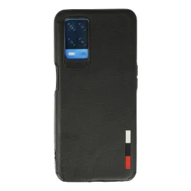 Newface Oppo A54 4G Kılıf Loop Deri Silikon - Siyah