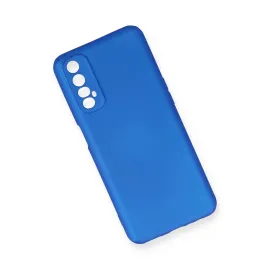 Newface Realme 7 Kılıf First Silikon - Mavi