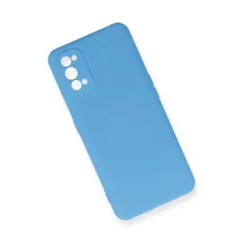 Newface Realme 7 Pro Kılıf Nano Içi Kadife Silikon - Mavi