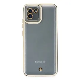 Newface Samsung Galaxy A03 Kılıf Liva Lens Silikon - Beyaz