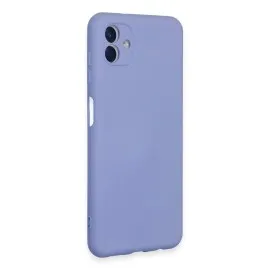 Newface Samsung Galaxy A04E Kılıf Nano Içi Kadife Silikon - Lila