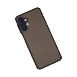 Newface Samsung Galaxy A04S Kılıf Montreal Silikon Kapak - Siyah