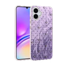 Newface Samsung Galaxy A06 Kılıf Blade Aynalı Desenli Kapak - Desen 2