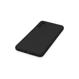 Newface Samsung Galaxy A14 4G Kılıf Nano Içi Kadife Silikon - Siyah