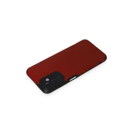 Newface Samsung Galaxy M14 5G Kılıf Loop Deri Silikon - Kırmızı