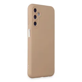 Newface Samsung Galaxy M14 5G Kılıf Nano Içi Kadife Silikon - Pudra