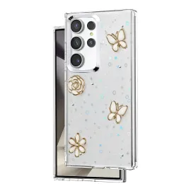 Newface Samsung Galaxy S24 Ultra Fiyonk Desenli Kapak - Desen 10