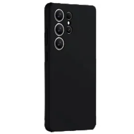 Newface Samsung Galaxy S25 Ultra Kılıf Nano Içi Kadife Silikon - Siyah