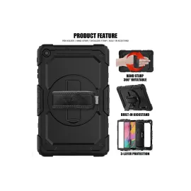 Newface Samsung Galaxy T510 Tab A 10.1 Kılıf Pars Tablet Kapak - Siyah