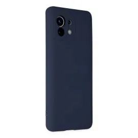 Newface Xiaomi Mi 11 Kılıf Nano Içi Kadife Silikon - Lacivert