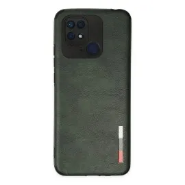 Newface Xiaomi Redmi 10C Kılıf Loop Deri Silikon - Yeşil