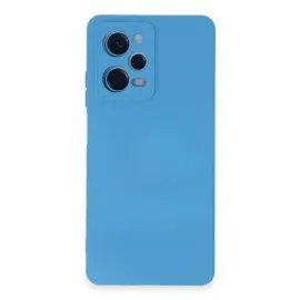 Newface Xiaomi Redmi Note 12 Pro 5G Kılıf Nano Içi Kadife Silikon - Mavi