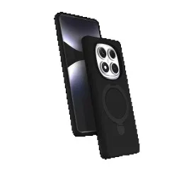 Newface Xiaomi Redmi Note 14 Pro 5G Regal Magsafe Standlı Kapak - Siyah