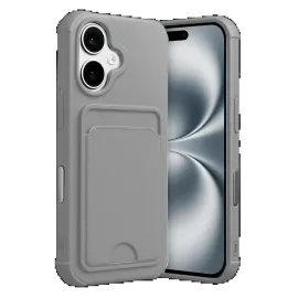 Newface Apple Iphone 17 Kelvin Kartvizitli Silikon - Gri