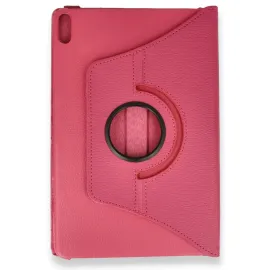 Newface Huawei Honor Pad X8A Kılıf 360 Tablet Deri Kılıf - Pembe