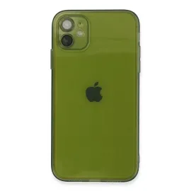 Newface Iphone 12 Kılıf Fly Lens Silikon - Yeşil