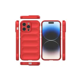 Newface Iphone 14 Pro Kılıf Optimum Silikon - Kırmızı