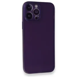 Newface Iphone 14 Pro Max Kılıf Pp Ultra İnce Kapak - Mor