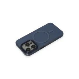 Newface Iphone 15 Pro Kılıf Anka Pc Magneticsafe Sert Metal Kapak - Lacivert