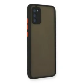 Newface Samsung Galaxy A02S Kılıf Montreal Silikon Kapak - Siyah