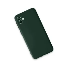 Newface Samsung Galaxy A04E Kılıf First Silikon - Koyu Yeşil