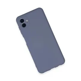 Newface Samsung Galaxy A04E Kılıf Nano Içi Kadife Silikon - Gri