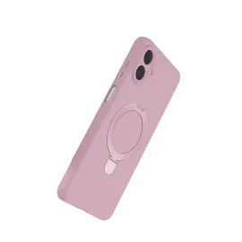 Newface Samsung Galaxy A07 4G Regal Magsafe Standlı Kapak - Açık Pembe