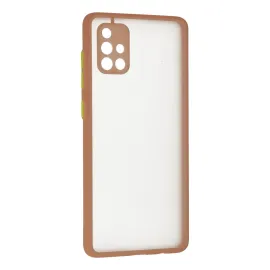 Newface Samsung Galaxy A71 Kılıf Montreal Silikon Kapak - Pembe