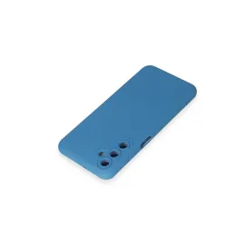 Newface Samsung Galaxy M14 5G Kılıf Nano Içi Kadife Silikon - Mavi