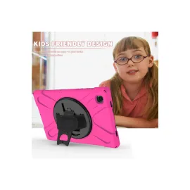 Newface Samsung Galaxy T220 Tab A7 Lite 8.7 Kılıf Amazing Tablet Kapak - Pembe