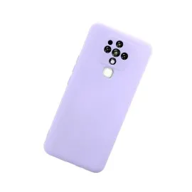 Newface Tecno Camon 16 Kılıf Nano Içi Kadife Silikon - Lila