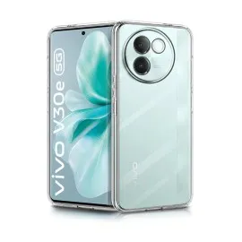 Newface Vivo V30E Kılıf Lüx Şeffaf Silikon