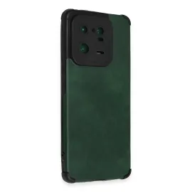 Newface Xiaomi Mi 13 Pro Kılıf Loop Deri Silikon - Yeşil