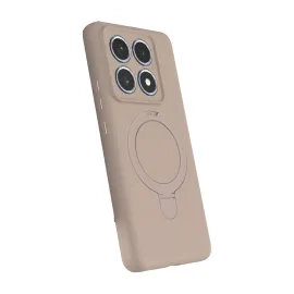 Newface Xiaomi Mi 14T Pro Regal Magsafe Standlı Kapak - Çöl Titanyum