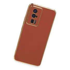 Newface Xiaomi Poco F5 Pro Kılıf Volet Silikon - Kırmızı