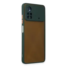 Newface Xiaomi Poco X4 Pro 5G Kılıf Montreal Silikon Kapak - Yeşil