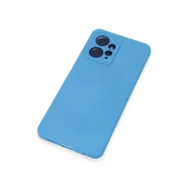 Newface Xiaomi Redmi Note 12 4G Kılıf Nano Içi Kadife Silikon - Mavi