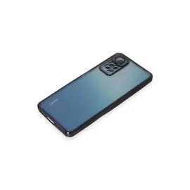 Newface Xiaomi Redmi Note 12 Pro 4G Kılıf Razer Lensli Silikon - Siyah