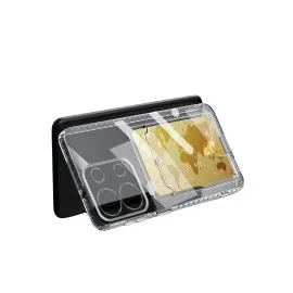 Newface Xiaomi Redmi Note 13 4G Kılıf Kart Şeffaf Silikon - Şeffaf