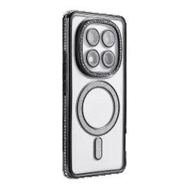 Newface Xiaomi Redmi Note 14 Pro 4G Joke Simli Magneticsafe Kılıf - Siyah