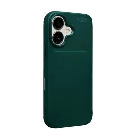 Newface Apple Iphone 17 Auto Focus Karbon Kapak - Koyu Yeşil