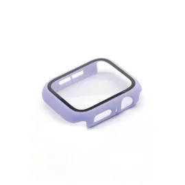Newface Apple Watch 38Mm Camlı Kasa Ekran Koruyucu - Lila