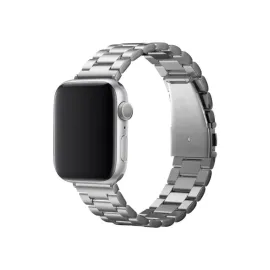 Newface Apple Watch 42mm Metal Baklalı Kordon - Gümüş