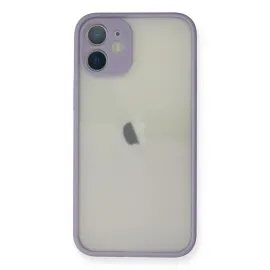 Newface Iphone 11 Pro Max Kılıf Montreal Silikon Kapak - Mor