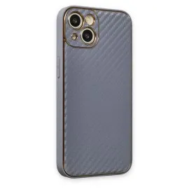 Newface Iphone 13 Kılıf Coco Karbon Silikon - Gri